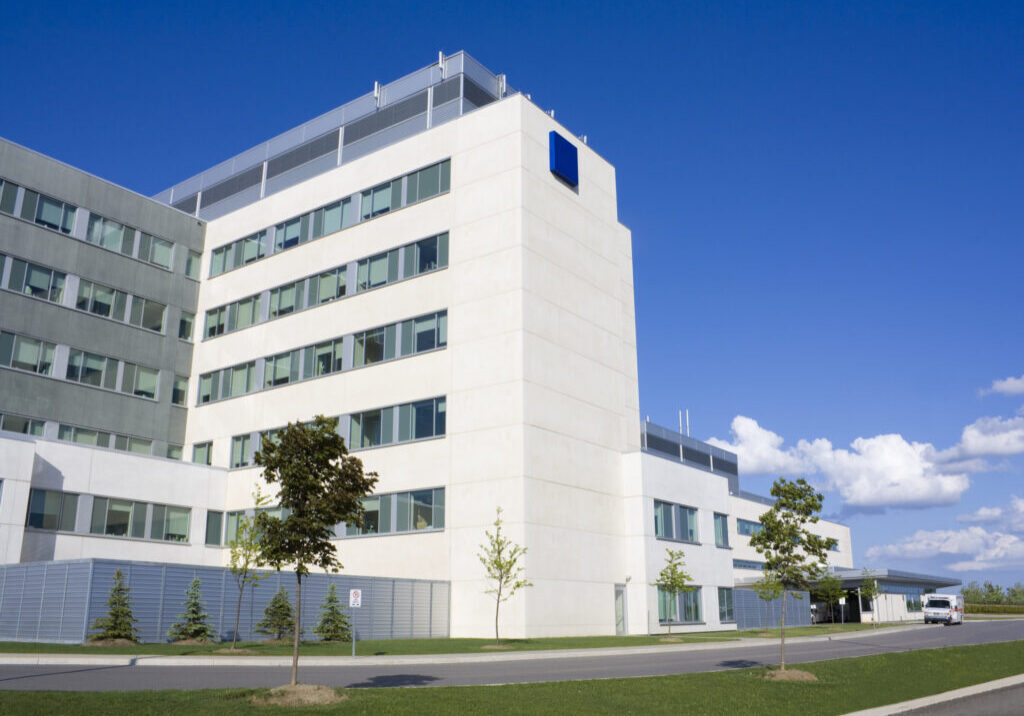 Modern Hospital building